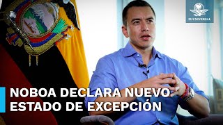 Declaran nuevo estado de Excepción en Ecuador, ahora por la crisis en el sector eléctrico