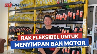 RAK BESI IDEAL UNTUK MENYIMPAN BAN MOTOR