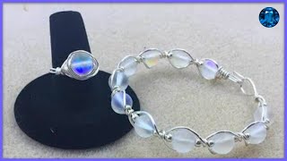 Easy Beaded Wire Wrap Bangle and Ring Tutorial