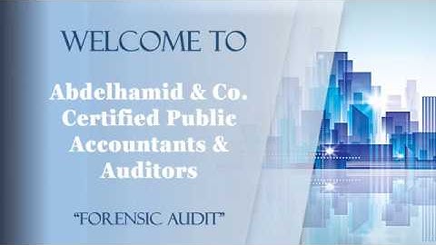 UAE Forensic Audit and Fraud Examine - Service Introduction