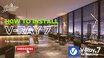 How to Install V-Ray 7.00.02 for SketchUp Pro 2025 || Complete Step-by-Step Installation