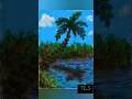 Landscape Painting - Time Lapse Video #shorts #digitalpainting #landscapepainting