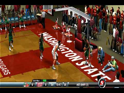College Hoops 2K8 - Tha Dynasty| Washington St (4-2) vs Miss. Valley St (1-3)