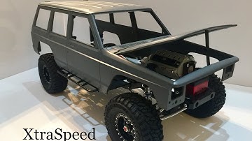 Xtra Speed V8 Axial XJ Hardbody Build #2