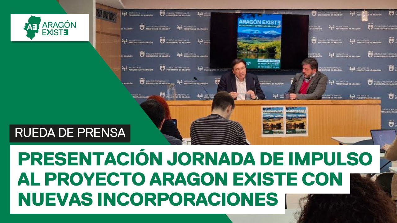 Presentación de la jornada de impulso al proyecto de Aragón Existe con nuevas incorporaciones