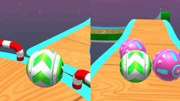 Sky Rolling Balls 3D - Level 37 to 46