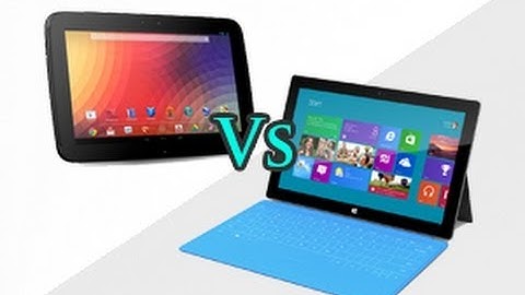 Nexus 10 vs Microsoft Surface - Who wins?