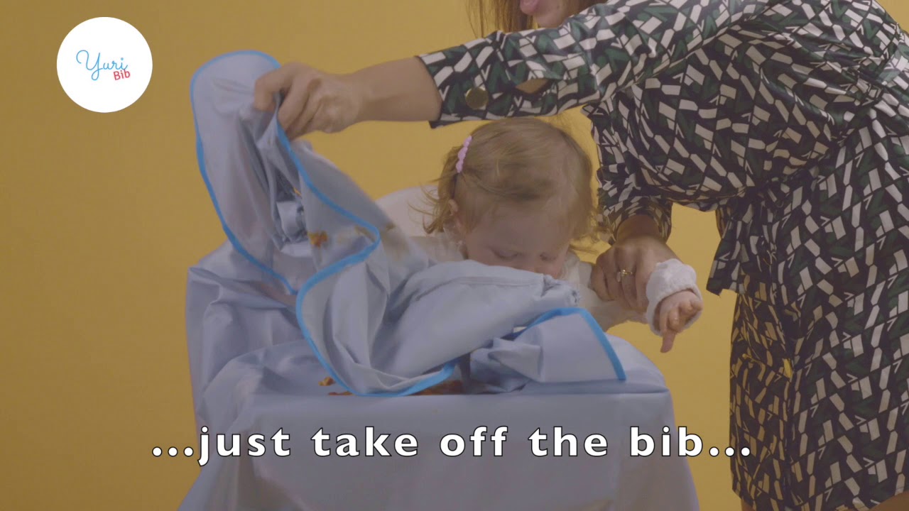 bib that covers baby and high chair