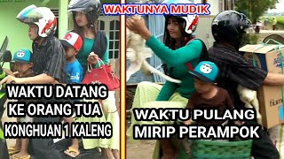 AKHIRNYA KAMI BISA MUDIK LEBARAN - mak anakmu pulang ( film komedi cenut nut)