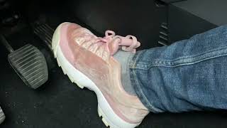 @pedalpumpinggirls2746  pedal pumping pink fila sneakers