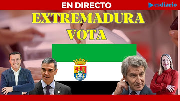 🔴EN  DIRECTO | Extremadura vota: el primer examen a la corrupción de Sánchez