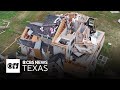 Chopper surveys severe storm damage in North Texas