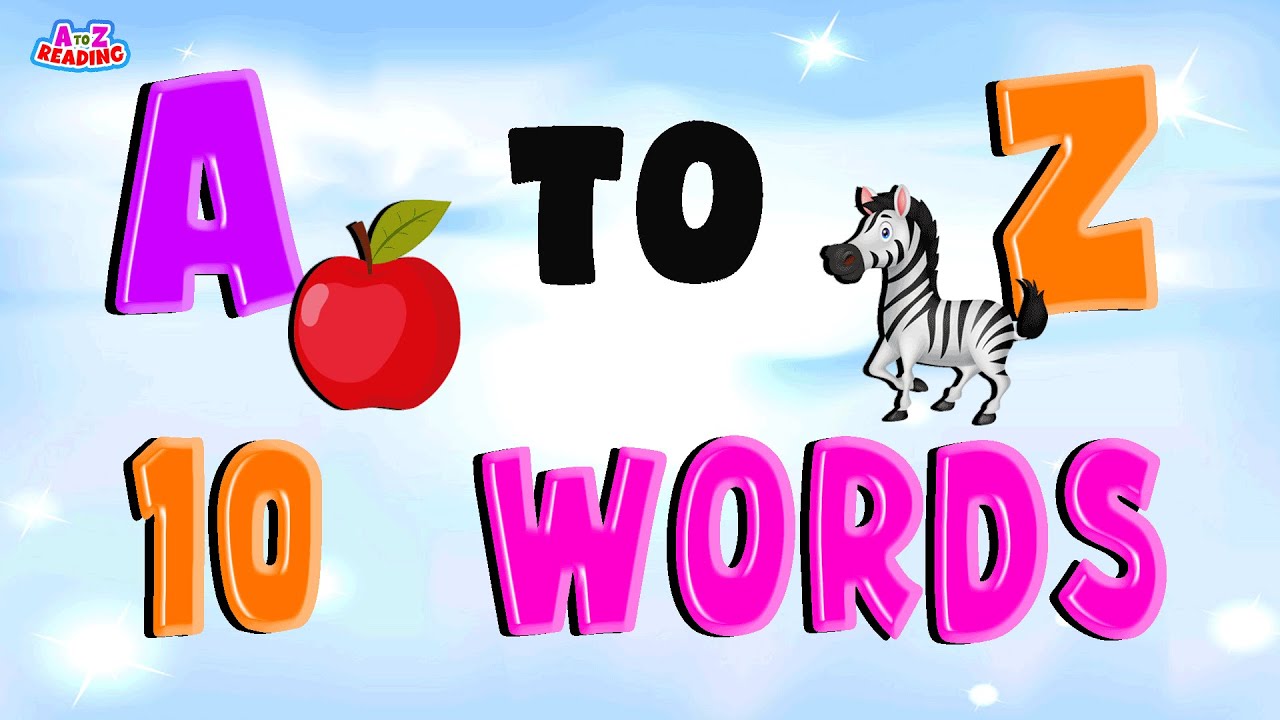 10-words-from-a-to-z-10-words-a-to-z-reading-kids-a-to-z-reading