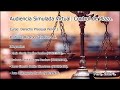 Audiencia simulada virtual: Control de Plazo || Derecho Procesal Penal I || Perú 2021
