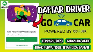 CARA DAFTAR GOCAR ONLINE 2023 | CARA MENJADI MITRA GOCAR  | CARA DAFTAR GOCAR TANPA MOBIL screenshot 5