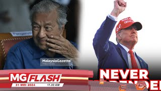 ((LIVE)) Tun M Letak Syarat Untuk Bawa Balik Semua Duit . Trump Kini Berstatus Penjenayah