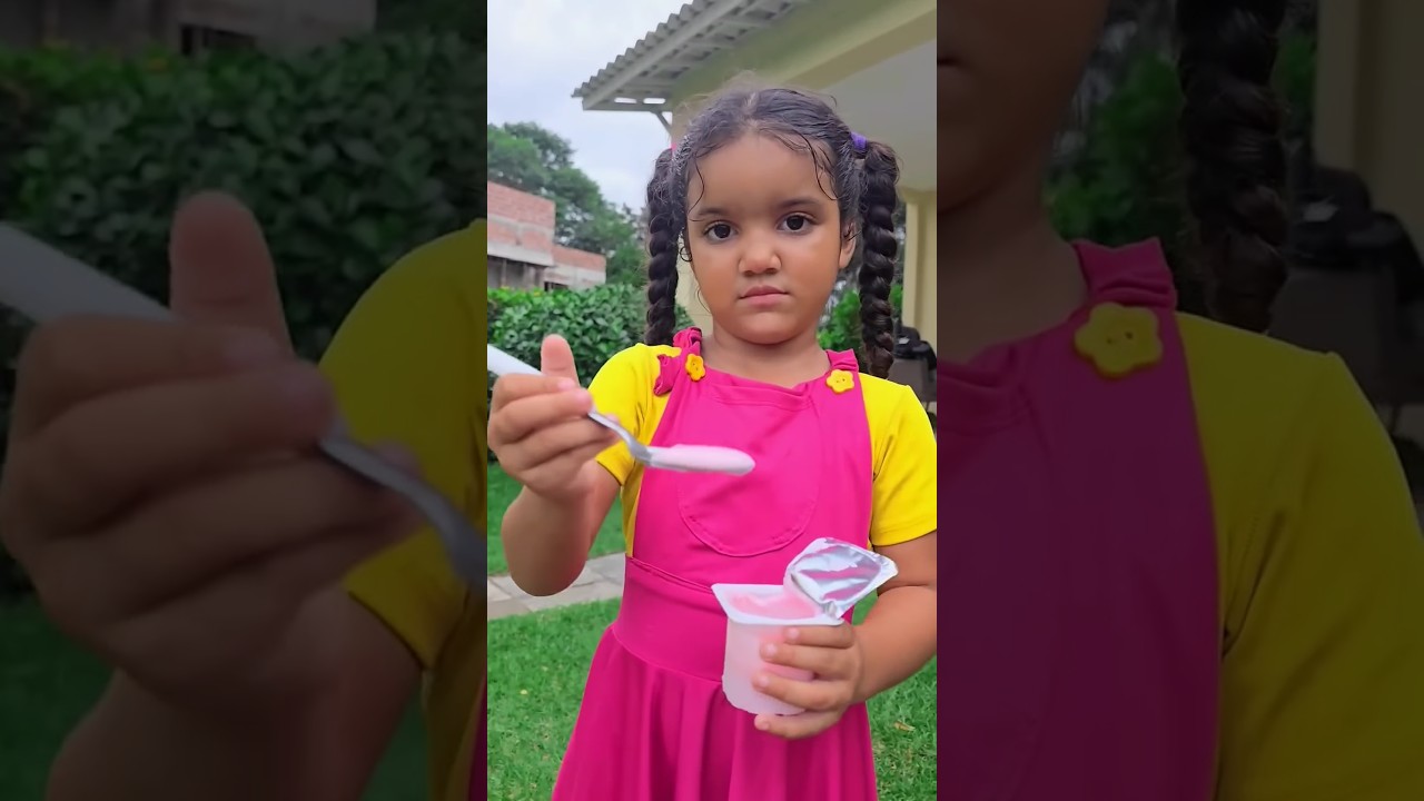 NÃO QUERO DANONE#funnymoments #funny #comedy #yogurt #like #food #funnyvideo 😱😝🤮#sophya