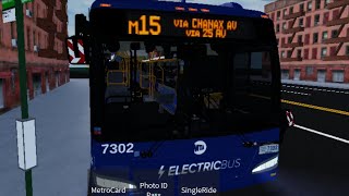 MTA BUS: 2024 New Flyer Xcelsior XE40 [7302] M15 to Eltingville Airport [ Audio Recording ]