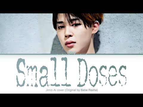 (AI cover) Jimin - 'Small Doses lyrics (color coded lyrics) (Original by Bebe Rexha)
