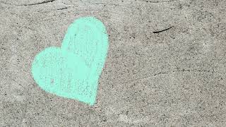 Animation of chalk on a sidewalk