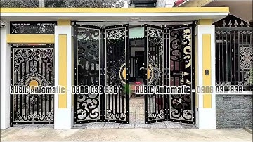 RUBIC0906039838 - Lắp đặt cổng âm sàn 4 cánh RUSTER tại Bình Dương
