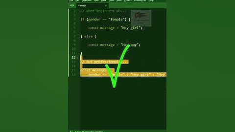 JavaScript Shorthand Tip on if else Statement #shorts #javascript
