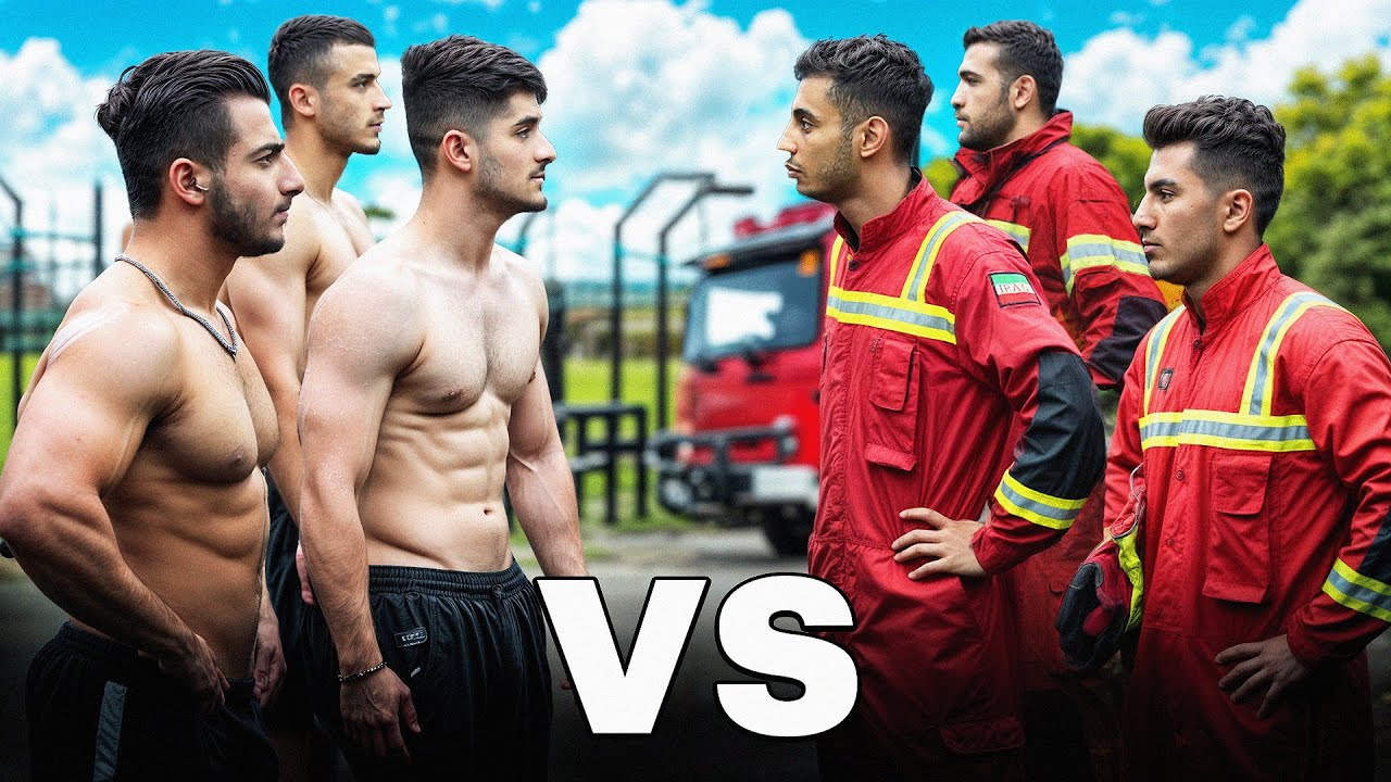 بدنسازان در مقابل آتش نشان ها (با ۵ میلیون جایزه)