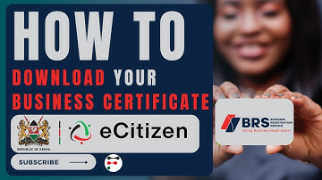 How to Download Your Business Name Registration Certificate on the NEW BRS Portal 2024