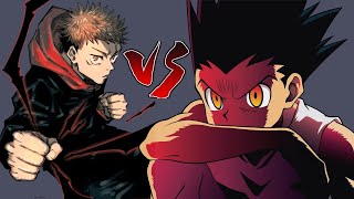 Yuji Itadori VS Gon Freecss (Sprite Animation) No Music tho