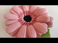 Гербера из фоамирана. Цветы из фоамирана - неповторимые украшения. Flowers from foam, gerbera.