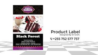 Cake Labels For Small Businessman