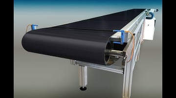 SS Belt conveyor with VFD Control (speed regulator) by Thermocare Industries Limited