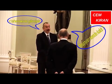 PAŞİNYAN, ALİYEV VE PUTİNİ UZUNCA BEKLETMİŞ (Aliyev Ve Putin Arkadaş  Gibi Sohbet Ediyor)