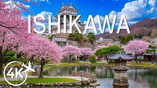 Ishikawa Spring 4K 🌸 Discover Japanese Gardens, Historic Charm & Relaxing Nature Scenery