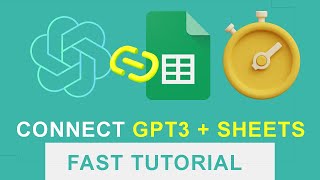 How To Connect Open AI GPT3 To Google Sheets (Fast Tutorial)