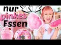 24 Stunden nur PINKES essen 💗| ViktoriaSarina