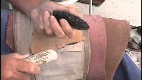 Deer Antler Billet Bifacing 2