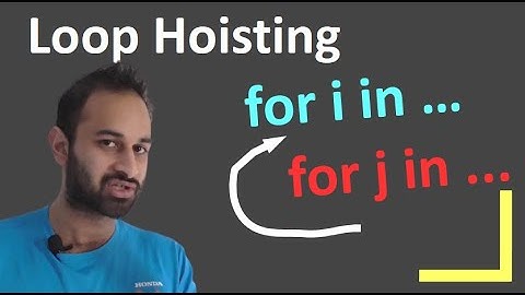 Speed Up Your Code with Loop Hoisting : Data Science Code