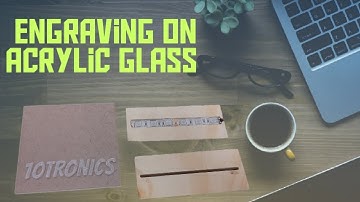 #AcrylicGlassEngraving#LED#Design Making an Acrylic Display using Easel and the CNC 3018
