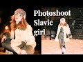Photoshoot Slavic girl | Фотосессия в русском стиле 90х
