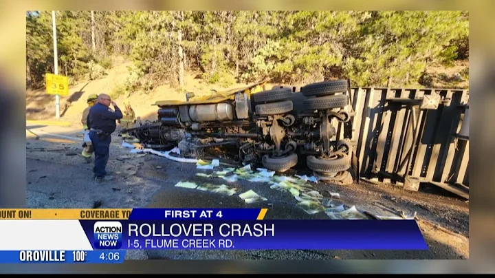 Southbound number two lane on I-5 reopens following big rig rollover