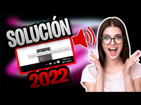 ✅Cómo SOLUCIONAR NO se encuentra ningún DISPOSITIVO de SALIDA de AUDIO instalado en WINDOWS 10 2024