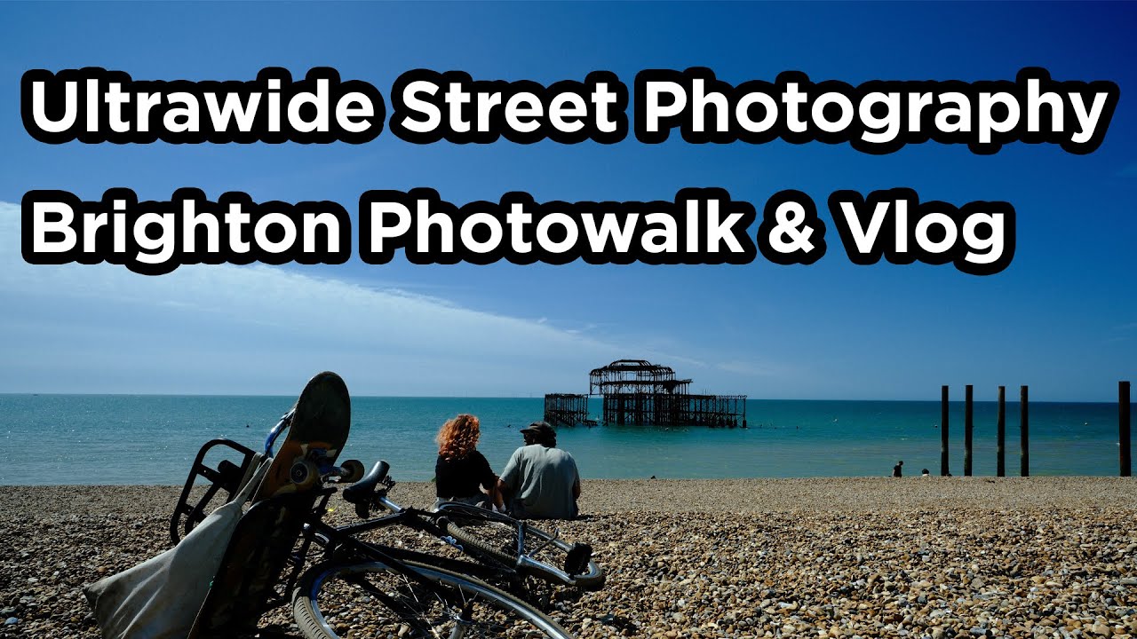 Wide angle street photography in Brighton: Photowalk and vlog! (13mm Viltrox on a Fujifilm X-T5)