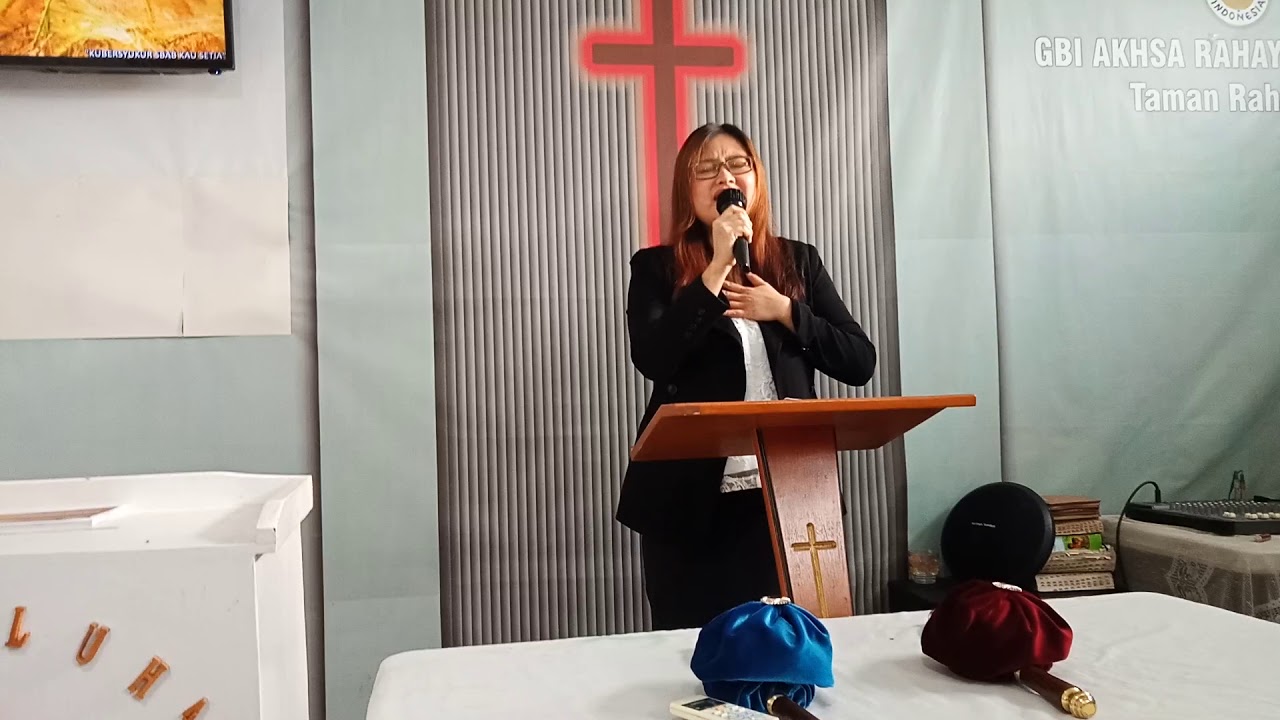 Penyembahan gereja GBI AKHSA ku bersyukur sbab Kau setia - YouTube