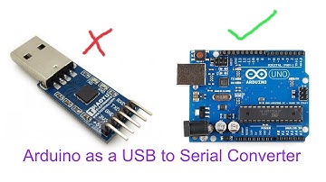 Arduino as a usb to serial(TTL) converter