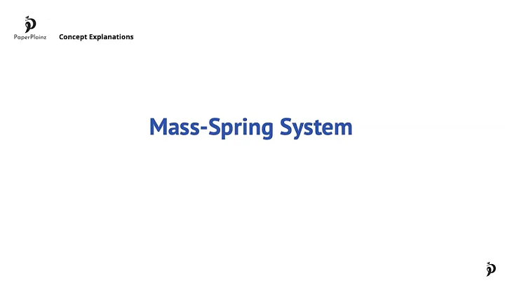 Mass–Spring System (C.1.6)