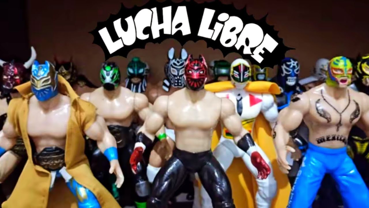 Colección de Luchadores de arena bootleg. 🇲🇽