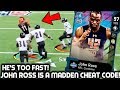 JOHN ROSS IS A MADDEN CHEAT CODE! HE'S TOO FAST! Madden 20 Ultimate Team