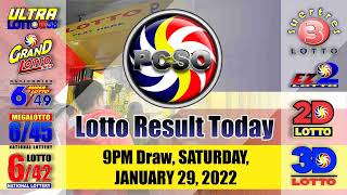 6/42 Lotto Result Today, Saturday, January 29, 2022 | Jackpot Prize Reaches up to Php 33,852,288.40