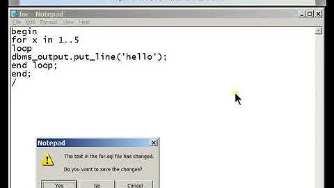PL20  PLSQL Tutorial   FOR LOOP in PL SQL Hands On